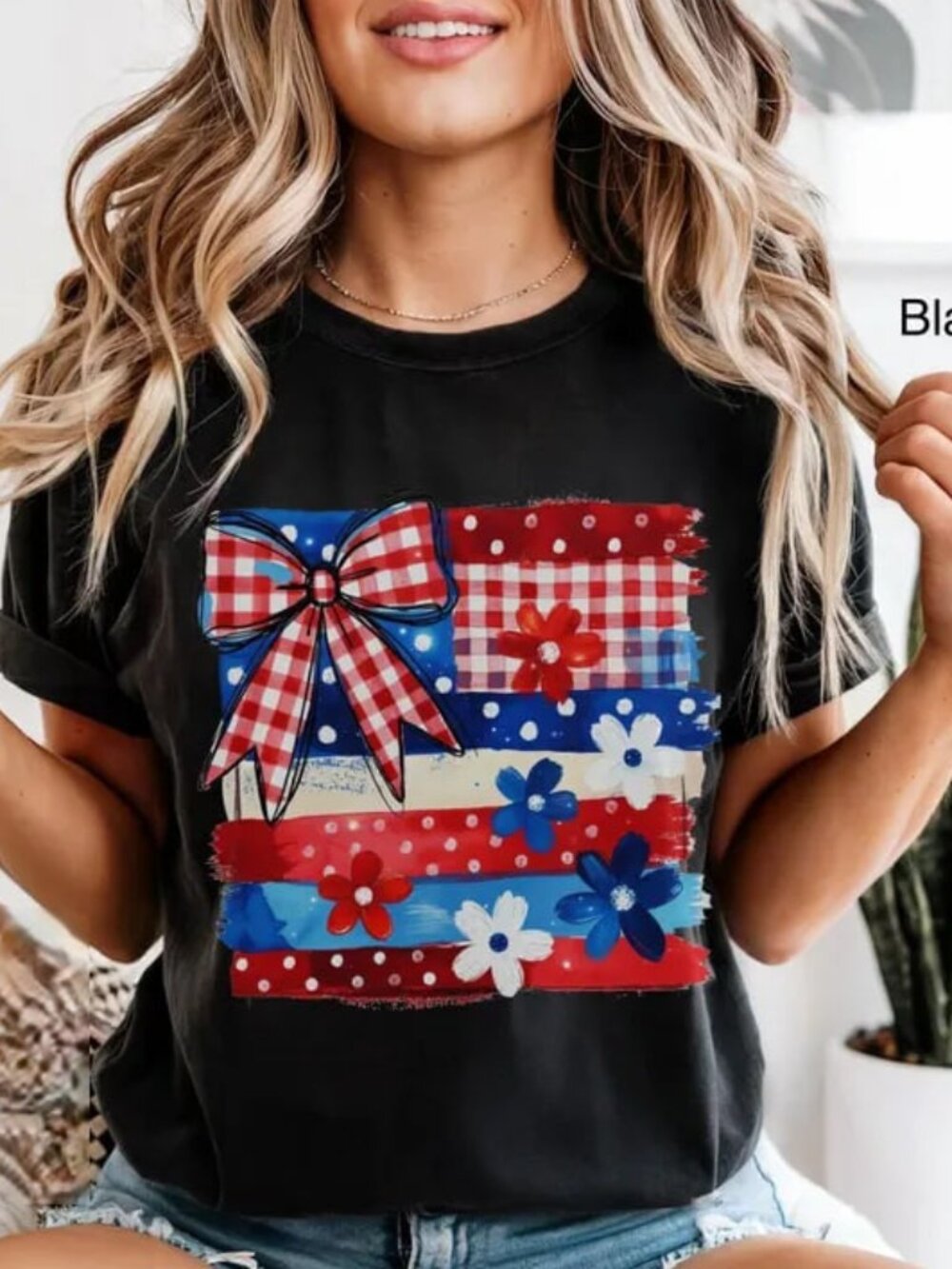 4th Of July Shirt Floral Shirt, USA 250th Tee, America Summer Shirt